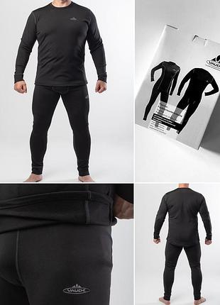Мужское термобелье vaude, черная level i xxxl