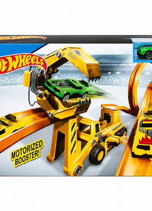 Игровой набор hot wheels трек hot wheels автотрек с инерционной машинкой трек хот вилс hot wheels автотрек для детей хот вилс