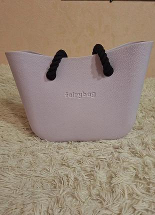 Сумка для жінок fairy bag бузкова, гумова