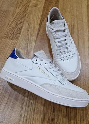 Кросівки кеди шкіряні reebok club classic / розмір 38,5 оригінал