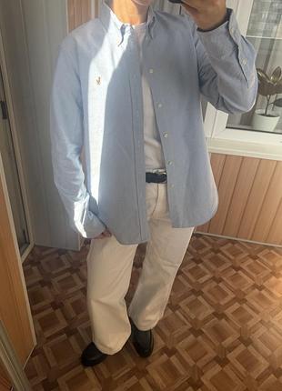 Сорочка ralph lauren (custom fit), розмір l, але підійде на м