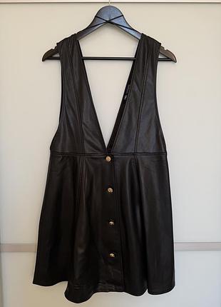 Сарафан zara еко шкіра
