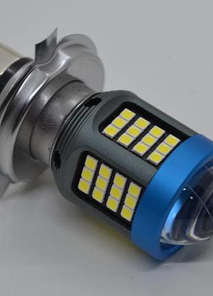 Led-лампа фары для мотоцикла h4 – 6000k, csp чип, 20000lm