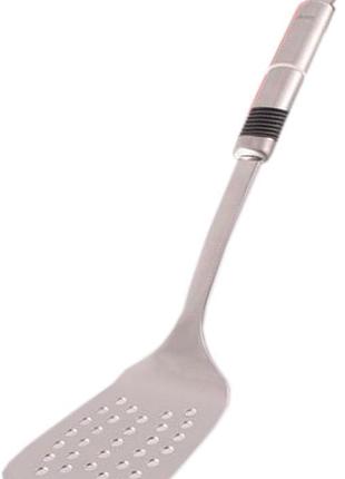 Ku лопатка с отверстиями universal fit fissman из нержавеющей стали 18/10 37 см кухонный инструмент дл uni2l_k
