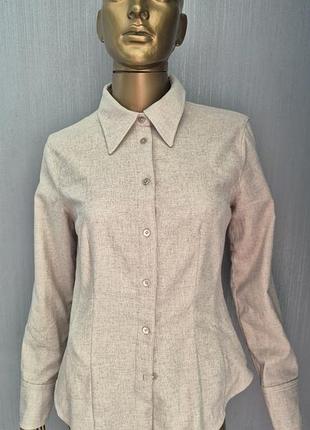 Приталена сорочка massimo dutti
