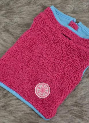 Old navy dog supply плюшевий теплий жилет для собак (xs) спина - 22см.