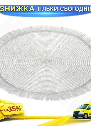 Ku сервировочные коврики margrese universal fit silver 4 шт 38 см плейсматы для стола подставки для по uni2l_k