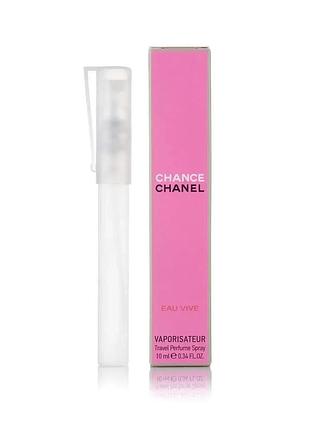 Женский мини парфюм chanel chance eau vive 10 мл
