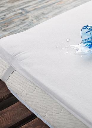 Наматрасник aqua stop ecotton classic soft 140х200 см водонепроницаемый на резинке по углам белый