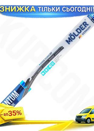 Ku щітка склоочисника гібридна universal fit molder quantum 28 дюймів для автомобіля лобове скло очище uni2l_k