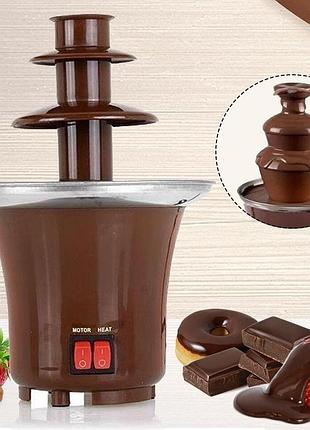 Мини шоколадный фонтан fontaine chocolat 3
