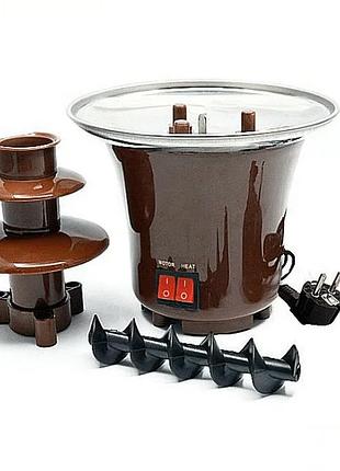 Мини шоколадный фонтан fontaine chocolat 5
