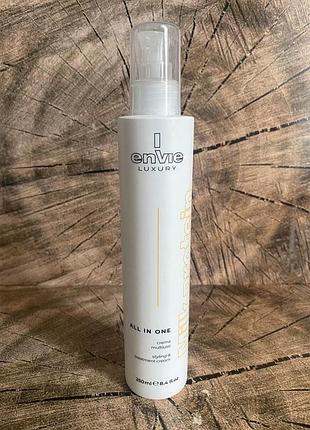 Крем-молочко для волосся 10в1 envie milk protein luxury milk all in one термозахист