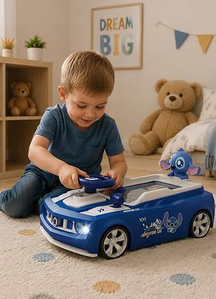 Детский симулятор вождения / игровой гоночный симулятор adventure racing car синий