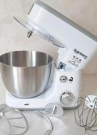 Кухонный комбайн rainberg rb-8082 3200 вт