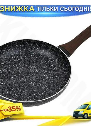 Ku сковорода индукционная kamille universal fit gregers black 24см антипригарная для приготовления пищ uni2l_k