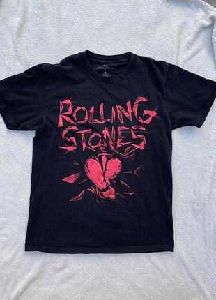Футболка чоловіча the rolling stones hackney diamonds heart motif чорна