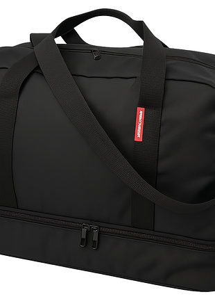 Дорожня сумка з відділом для взуття 40l wallaby чорна