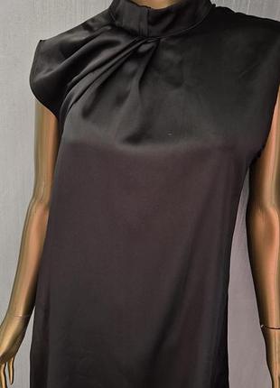 Коротка сатинова сукня zara 6
