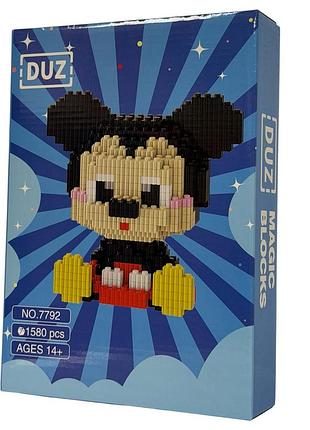 Конструктор magic blocks миккимаус 1580дет.