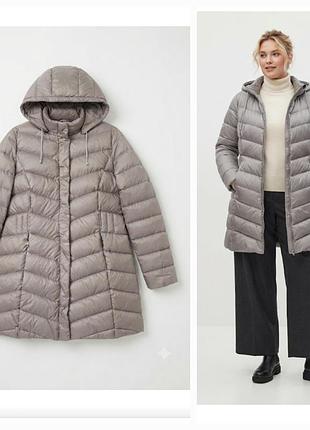 Пуховик/90%пух 10%перо/нюанс/ зимнее пальто/water repellent/gerry weber