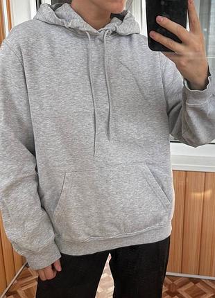 Худі чоловіче h&m сіре l