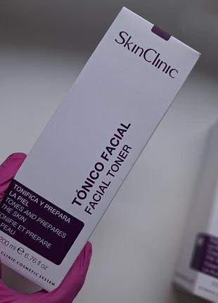Тонік для обличчя skinclinic facial toner зволожуючий, 200 мл