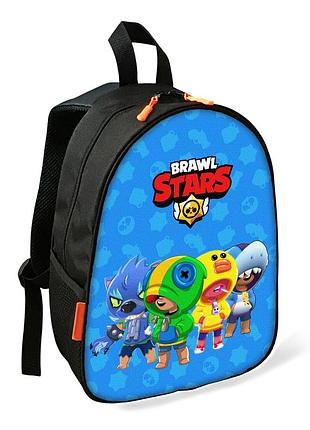 Рюкзак brawl stars детский школьный/городский 34х27х13 см для мальчика (02375)