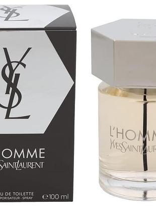 Мужской древесный парфюм yves saint laurent lhomme edt 100 ml
