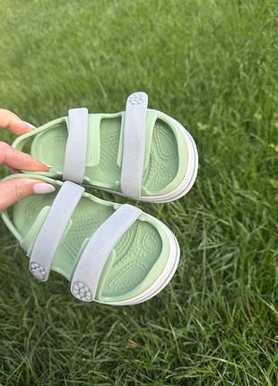Босоніжки crocs дитячі салатові