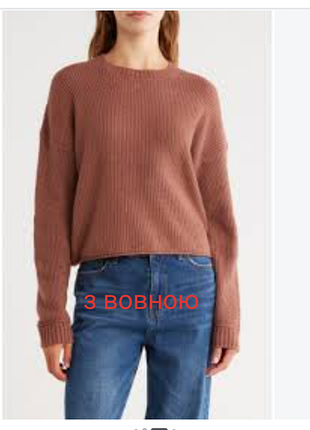 Новый женский свитер с шерстью