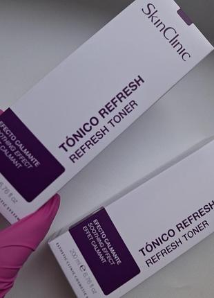 Тонік для обличчя skinclinic tónico refresh refresh toner для всіх типів шкіри