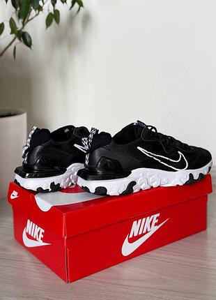 Кроссовки nike react vision black white 7