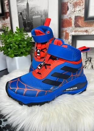 Кросівки черевики демі для хлопчика кроссовки деми синие яркие marvel adidas р.29