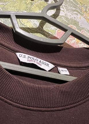 Свитшот шоколадний us polo assn 2