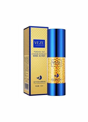 Есенція для обличчя з екстрактом ікри та гіалуроновою кислотою veze hyaluronic acid caviar hydrating essence 35ml