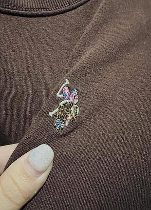 Свитшот шоколадний us polo assn 3