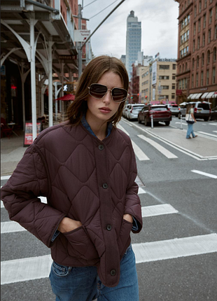 Стьобана куртка zara розмір xs