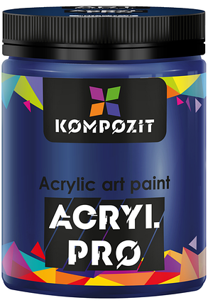 Краска художественная acryl pro art kompozit 430 мл, 371 кобальт синий темный