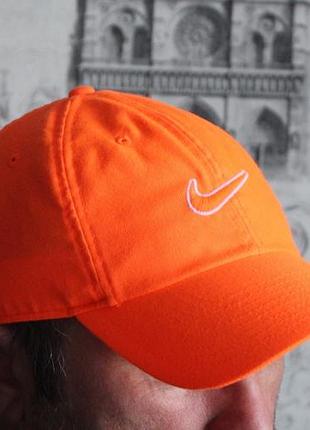 Кепка nike heritage 86 orange оригинал