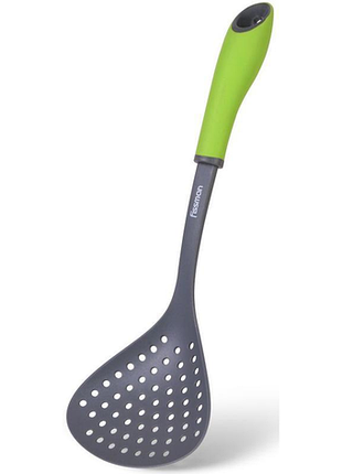 Ku шумовка fissman нейлоновая universal fit 35см с силиконовой ручкой для кухни для жарки и варки uni2l_k