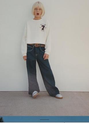 Реглан для дівчаток zara укорочений білий 120 см