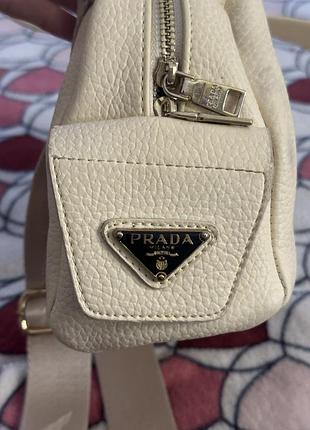 Сумка prada беж 3