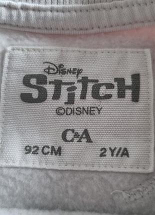 Світшот для дівчинки stitch білий 6