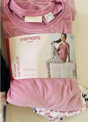 Піжама для дівчаток esmara плюшева 2