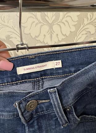 Жіночі джинси levi’s slimming straight 3