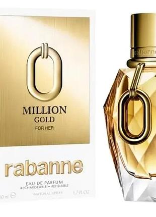 Жіноча парфумована вода paco rabanne million gold for her 90 мл з магнітною стрічкою