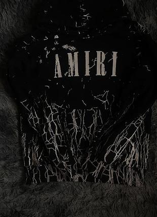 Чоловіче худі amiri distressed чорне