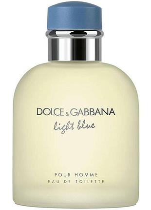 Dolce gabbana light blue pour homme edt 125ml tester