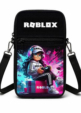 Сумка-чехол для телефона roblox,детская сумка через плечо, водонепроницаемая мини сумка (4820)
